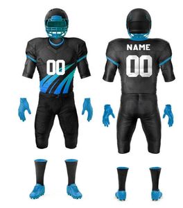 Uniforme de football américain, vêtements d'équipe professionnelle, tissu respirant, logo personnalisé, maillot et pantalon, vente en gros, prix bas - Product Image 1