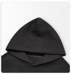 Sweat à capuche pour homme, pull-over, tissu tricoté doux, intérieur confortable, coupe ample, vêtement décontracté pour tous les jours, inspiration urbaine, vêtements confortables - Product Image 5