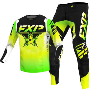 Ensemble maillot et pantalon de motocross personnalisés par sublimation pour hommes, équipement de course MX tout-terrain, vêtements de moto enduro OEM - Product Image 3