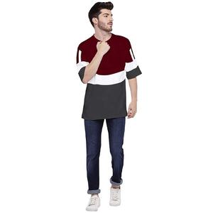 T-shirt Crop Fit Boxy personnalisable unisexe pour homme 100% coton Jersey Drop Shoulder Summer Oversize Clothing-Plus Size - Product Image 5