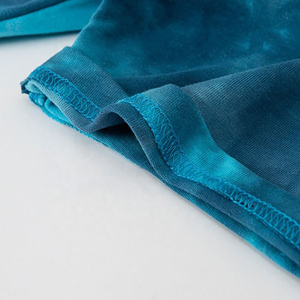 Men's <b>Tie</b>-Dye Short Sleeve T-Shirt O-Neck Oversized <b>Knitted</b> Casual Wear - Product Image 4