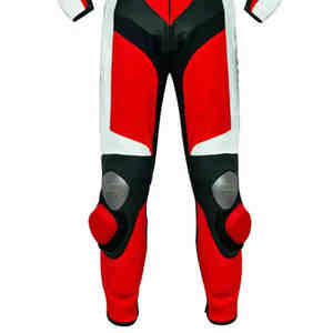 Traje de Motociclismo de Una Pieza en Cuero de Canguro Genuino, Protecciones con Certificación CE, Diseño Personalizado, Multicolor - Product Image 4