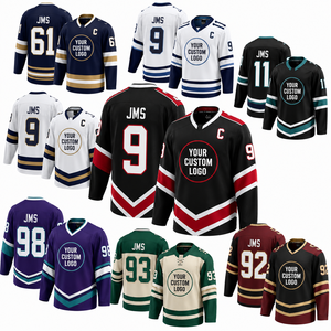 Camisetas de hockey sobre hielo personalizadas |   Fabricante OEM ODM |   Logotipo del equipo personalizado, nombre y número |   Uniformes de Hockey Sublimados al por Mayor - Product Image 2
