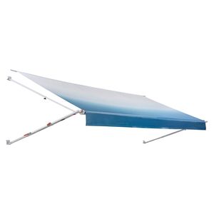 Kit complet d'auvent manuel pour camping-car 18,12 pieds, cadre en aluminium rétractable, tissu PVC imperméable, protection solaire pour camping en plein air - Product Image 1