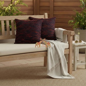 Funda de Cojín Tejida a Mano de Algodón, Estilo Étnico Boho, Decorativa para Sala de Estar, para Cojín de Sofá - Product Image 3