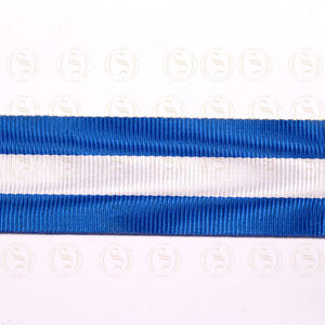 ริบบิ้นเหรียญรางวัลพิธีการแบบรีไซเคิลขายดี ขอบทอ พิมพ์โลโก้ สี ขนาด วัสดุผ้า แบบเส้นด้าย ปรับแต่งได้ ขายส่ง - Product Image 2