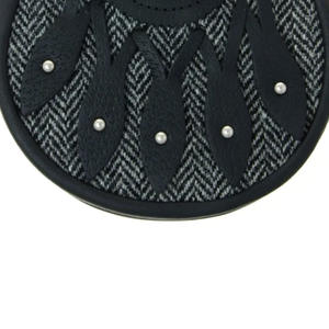 GNG IMPEX Kilt écossais semi-formel pour homme, fait main en laine tartan, avec fermeture à ardillon, pour uniforme de fanfare, et sac en fourrure et cuir - Product Image 4