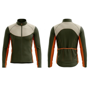 Chaqueta Ligera de Alto Rendimiento para Ciclismo con Acabado Resistente al Viento, Paneles Transpirables, Cierre Completo con Cremallera y Diseño Moderno - Product Image 1