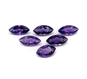 Natural African Amethyst Marquise Cut Shape Loose Gemstone 3-14 MM Sizes, Purple Semi-Precious Stone for Jewelry Making - Product Image 4