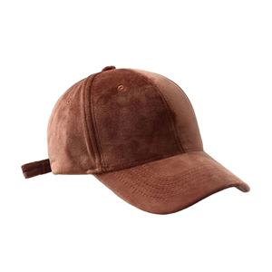 Casquette de baseball personnalisée en velours avec sublimation, 6 panneaux, broderie 3D en relief, casquettes de sport en velours - Product Image 3