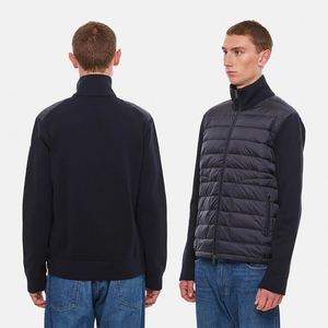 เสื้อแจ็คเก็ตพัฟเฟอร์บุผ้าสำหรับผู้ชายแบบสั่งทำพิเศษ ทรงเข้ารูป แฟชั่นทันสมัย คอตั้ง แขนยาว มีฮู้ด พร้อมระบบทำความร้อน - Product Image 6