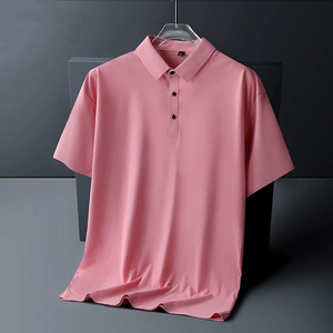 เสื้อโปโลแขนสั้นผู้ชาย สีพื้น ทรงปกติ สไตล์ลำลอง ผ้าป๊อปลินระบายอากาศดี ดีไซน์แบบทอ - Product Image 5