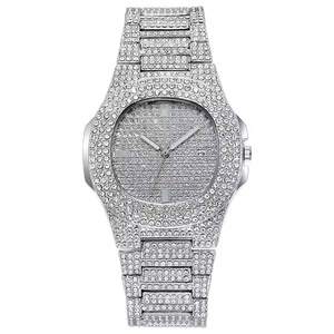 Reloj de Cuarzo de Lujo con Diamantes Moissanite para Hombre, Estilo Hip Hop, Premium, de Alta Calidad - Product Image 2