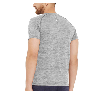 T-shirt de sport pour homme, dernier design, motif uni, respirant, séchage rapide, tissu tricoté 100% coton, personnalisable, en solde - Product Image 2