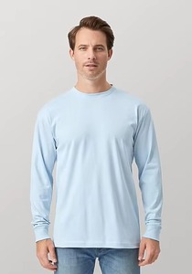 Camisetas de Hombre 100% Algodón de Alta Calidad OEM ODM Personalizadas, Manga Larga, Logotipo Bordado Personalizado, Impresión por Sublimación, Camisetas al por Mayor - Product Image 2