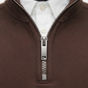 Sudadera Premium Oversize con Media Cremallera y Bordado para Otoño, para Hombre y Mujer, de Felpa Pesada 100% Algodón - Product Image 6