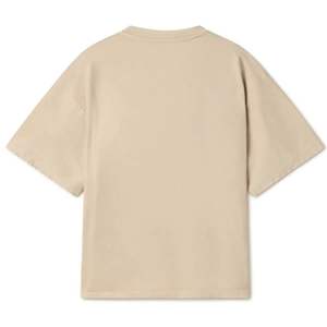 Camiseta de Manga Corta para Hombre, Diseño Personalizado, Algodón Orgánico, Transpirable, Logotipo Plano Vintage, Doble Capa, Corte y Costura, Estilo Patchwork - Product Image 2