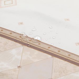 Corinthia 72 \ "W X 72 \" H tende da bagno impermeabili stampate Beige tende da doccia Decorative contemporanee - Product Image 4
