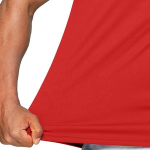 Microfibra de alta calidad cómodos deportes de secado rápido transpirable Logotipo de impresión personalizado gimnasio diseñador entrenamiento hombres gimnasio camisa - Product Image 5