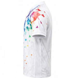 Maillot de football respirant 100 % polyester de haute qualité, prix d'usine, dernier design personnalisable pour hommes - Product Image 5