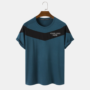 เสื้อยืดผู้ชายคุณภาพสูง ผ้าฝ้าย 100% สกรีนโลโก้ได้ เป็นมิตรกับสิ่งแวดล้อม ผ้ากันยับ ระบายอากาศดี ดีไซน์เรียบง่าย-ราคาดีที่สุดออนไลน์ - Product Image 1