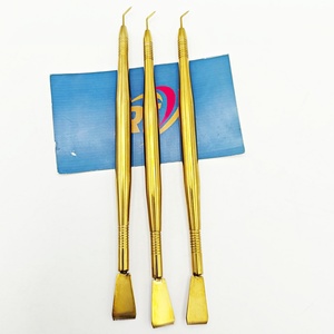 Herramienta Profesional para Lifting de Pestañas, Cepillo Separador en Forma de Y para Permanente de Pestañas, Color Dorado, Venta al Por Mayor OEM - Product Image 2