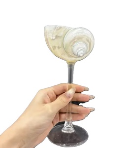 Handmade Seashell Wine Glass Vietnam Natural Shell Material for Drinking Bar Table Decor Use Unique Craft Bulk Supply - Product Image 1