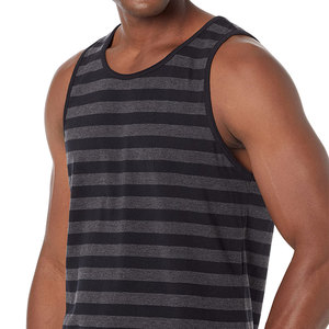Men's Tank Top Knitted Breathable Streetwear Skin Friendly Smooth Texture Polyester/Cotton Customizable Packaging - Product Image 5