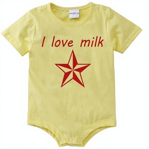 Bambou bébé à manches courtes barboteuse en ligne en gros 100% coton biologique nouveau-né bébé vêtements combinaison fabricant inde tirupur - Product Image 1