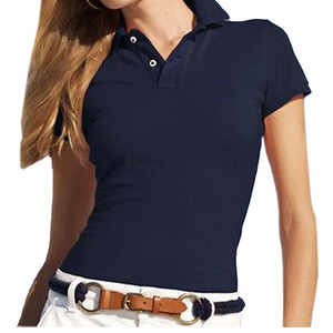 Polo Premium para Mujer, Manga Corta, Logotipo Personalizado, Venta al por Mayor, Cuello en V, Diseño Pique, Algodón, Polo de Golf - Product Image 6