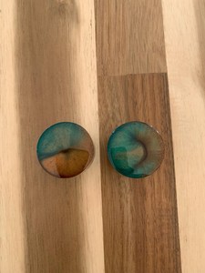 Galaxy Aura Resin Knob Luxury Metallic Cabinet Pull Handmade Cosmic Drawer <b>Handle</b> <b>Round</b> wood cabinet knob Colorful resin - Product Image 4