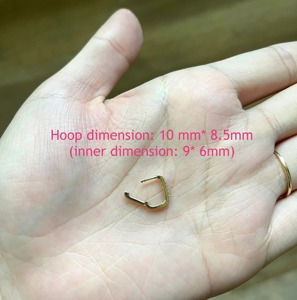 Pendientes de Aro Redondos de Oro 10K 14K con Diamantes Cultivados en Laboratorio, Pendientes Pequeños Minimalistas para Dormir, Regalo para Mujer, Ideales para Fiestas - Product Image 4