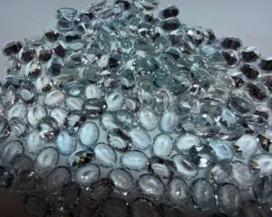 Piedra Preciosa de Aguamarina Natural AAA+++ Corte Esmeralda Ovalado 7x9MM Facetada |   Piedra de Aguamarina Azul Suelta para Joyería y Venta al por Mayor - Product Image 4