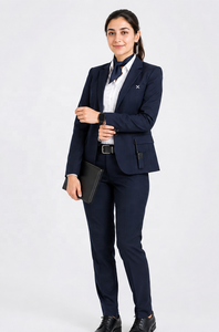 Uniformes d'aviation personnalisés à manches longues pour pilotes et personnel de cabine |   Uniformes d'aviation OEM ODM |   Uniforme du personnel de sécurité aéroportuaire féminin - Product Image 2