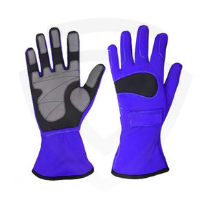 Gants de moto en cuir à doigts entiers, design personnalisé, hiver, course, écran tactile, antidérapants, coupe-vent, légers, imperméables - Product Image 1