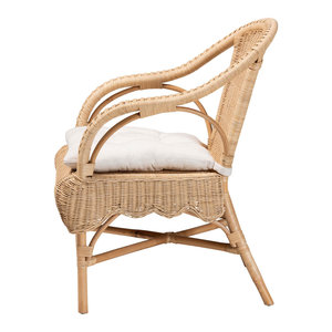 Chaise de salle à manger en rotin naturel, faite à la main, écologique, prix de gros imbattable, pour café et bistrot, d'un fabricant vietnamien. - Product Image 5