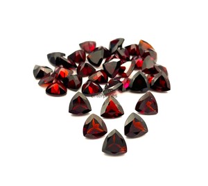 6mm Natural <b>Garnet</b> Trillion Cut Loose Gemstone Faceted <b>Garnet</b> Stone For Jewelry Making Calibrated Wholesale Bulk By Manufacturer - Product Image 6