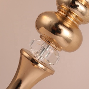 Tall Metal & Crystal Flower <b>Stand</b> Wedding Table Centerpieces Gold Metal <b>Vase</b> Floral Arrangement Flower <b>Stand</b> - Product Image 5