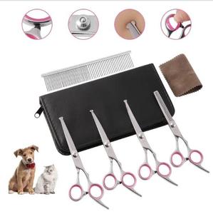 Professional 5 in 1 <b>Dog</b> Grooming <b>Scissors</b> Set Pet Grooming Shears - Product Image 4