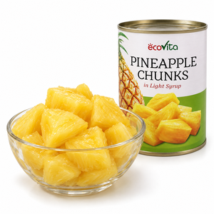 Prix d'usine standard international Fabriqué au Vietnam Délicieuses tranches d'ananas en sirop Emballage personnalisé - Product Image 1
