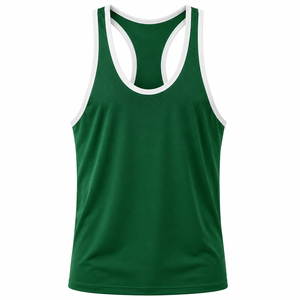 Débardeur col rond uni respirant en tricot pour tenue décontractée - Product Image 1