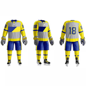 Maillots et chemises de hockey sur glace pour hommes adultes, respirants, de haute qualité, avec design personnalisé et logo sur mesure. - Product Image 6
