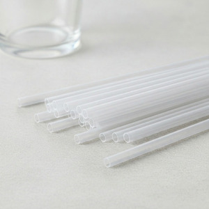 Food Grade Clear PP <b>Drinking</b> <b>Straws</b> Individually Wrapped Disposable Transparent Thick Boba Milk Tea Smoothie Cafe Beverage Bars - Product Image 2