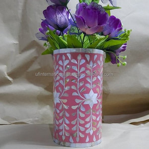 New Hot Sale Bone Inlay and <b>Resin</b> Flower Pot for Wedding Gift and Home Decorative Use and Medium Size at Low Price - Product Image 4