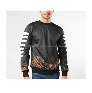 สเวตเชิ้ตคอกลมพิมพ์ลายผ้าฝ้าย100% สำหรับฤดูร้อนดีไซน์แบบกำหนดเอง - Product Image 3