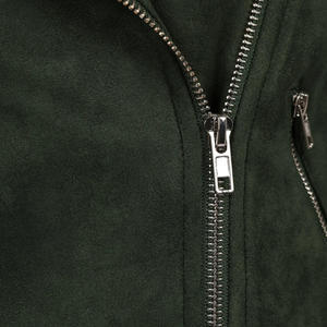 เสื้อแจ็คเก็ตหนังกลับผู้หญิงคุณภาพสูง บริการ OEM รับผลิตตามแบบที่คุณต้องการ พร้อมซิปปิด - Product Image 6