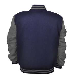 Veste bomber sur mesure de haute qualité pour hommes, veste de baseball universitaire avec logo, options de tailles plus grandes disponibles - Product Image 2