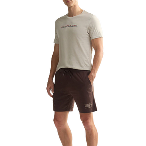 Shorts décontractés d'été pour hommes 100% coton, taille mi-haute, fermeture à cordon, séchage rapide, respirant, couleur unie, haute qualité, logo personnalisé OEM - Product Image 1