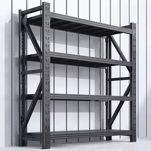 Estantes de Exhibición Industriales Resistentes sin Respaldo con Acabado Pulido para Tiendas Minoristas y Supermercados - Product Image 1