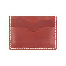 Portefeuille fin en cuir véritable Coral Weavers, avec plusieurs emplacements pour cartes, sans fermeture, design minimaliste et compact pour cartes de crédit - Product Image 3
